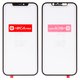 Стекло корпуса G+OCA PRO для iPhone 12 Pro Max, с OCA-пленкой, черное