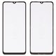 Housing Glass G+OCA PRO compatible with Xiaomi Poco C40, Redmi 10C, (with OCA film, black)