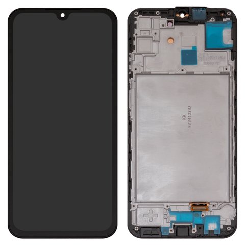 LCD compatible with Samsung A155 Galaxy A15, A156 Galaxy A15 5G, black, with frame, High Copy, with wide edge, OLED
