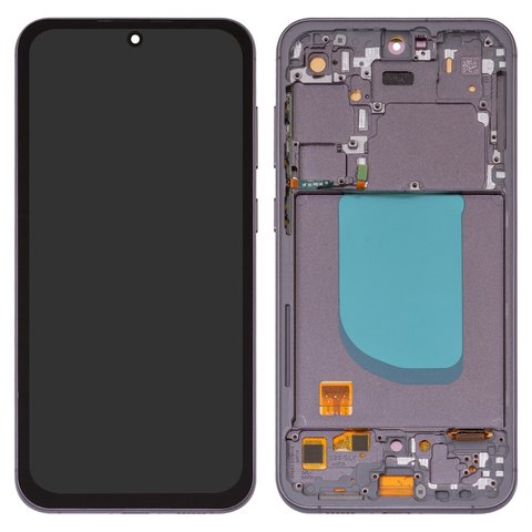 Дисплей для Samsung S711 Galaxy S23 FE, черный, с рамкой, High Copy, OLED 