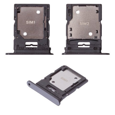 SIM Card Holder compatible with Xiaomi Redmi Note 14 Pro 4G, black, midnight black 