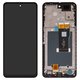 LCD compatible with ZTE Nubia Focus, (black, with frame, Original (PRC), 15-3240A-14681-51)