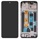 LCD compatible with Oppo A3 (CPH2669), A3x (CPH2641), (black, with frame, Original (PRC))