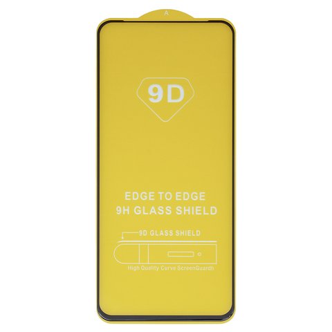 Tempered Glass Screen Protector compatible with Huawei Honor 90 Lite, Honor X8a, Full Glue, compatible with case, without package, without wipes , black 