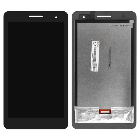 Pantalla LCD puede usarse con Huawei MediaPad T1 7.0 3G T1 701u , negro, sin marco, #P070ACB DB1 rev A0