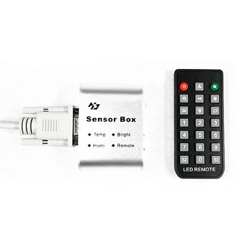Módulo de sensores para controladores asincrónicos Huidu RGB temperatura+brillo+humedad+IR 
