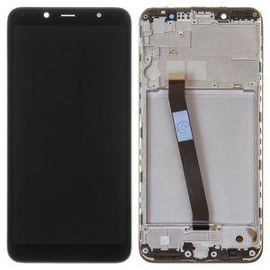 Pantalla LCD puede usarse con Xiaomi Redmi 7A, negro, sin logotipo, con marco, original vidrio reemplazado , MZB7995IN, M1903C3EG, M1903C3EH, M1903C3EI