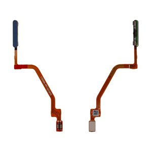 Cable flex puede usarse con Xiaomi Redmi Note 9 Pro, Redmi Note 9 Pro Max, Redmi Note 9S, para escaner de huellas dactilares, azul