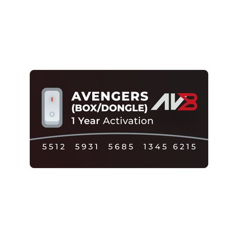 Activación por 1 año para Avengers Box Dongle 