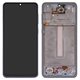 Pantalla LCD puede usarse con Samsung A336 Galaxy A33 5G, azul, con marco, Original (PRC)