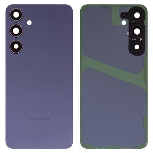 Panel trasero de carcasa puede usarse con Samsung S926 Galaxy S24 Plus, morada, con vidrio de cámara, cobalt violet