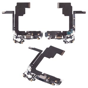 Cable flex puede usarse con iPhone 15 Pro, del conector de carga, azul, con micrófono, HC