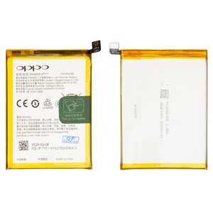 Batería BLP711 puede usarse con Oppo A1k, Li Polymer, 3.85 V, 4000 mAh, Original PRC 