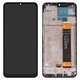 Pantalla LCD puede usarse con Samsung A235 Galaxy A23, negro, con marco, High Copy