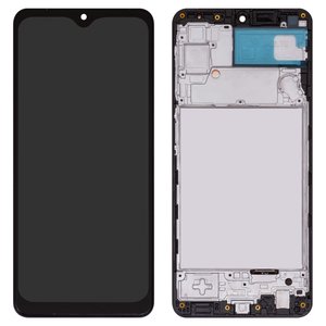 Pantalla LCD puede usarse con Samsung A225 Galaxy A22, negro, con marco, Copy, TFT 