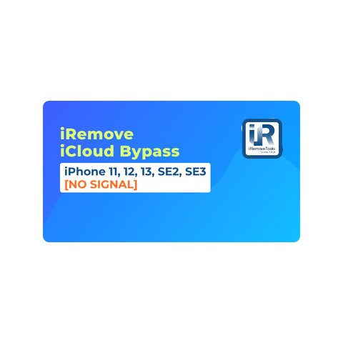 iRemove iCloud Bypass para iPhone 11, 12, 13, SE2, SE3 [NO SIGNAL]