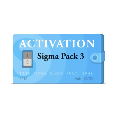 Активация Sigma Pack 3