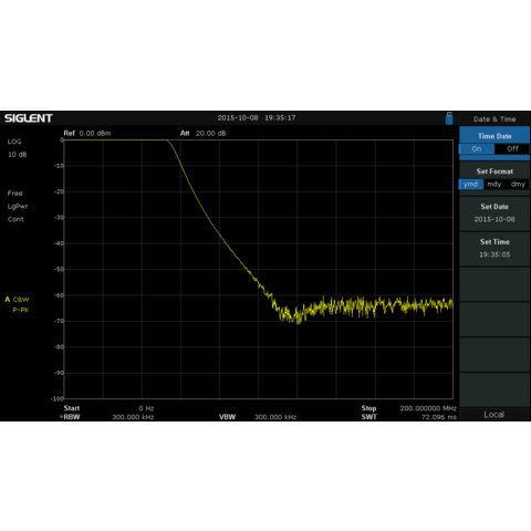 Трекинг генератор SIGLENT TG SSA3000X для анализаторов спектра SSA3000X