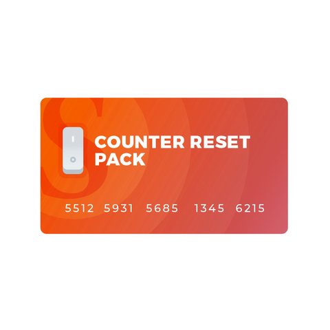 Counter Reset Pack для продуктів Sigma, Sigma Huawei Edition і Smart Clip2