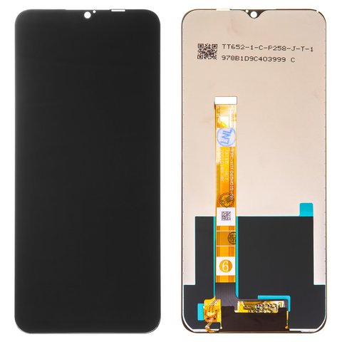 Дисплей для Realme C3, черный, без рамки, Original PRC , #FPC HTF065H019 A0