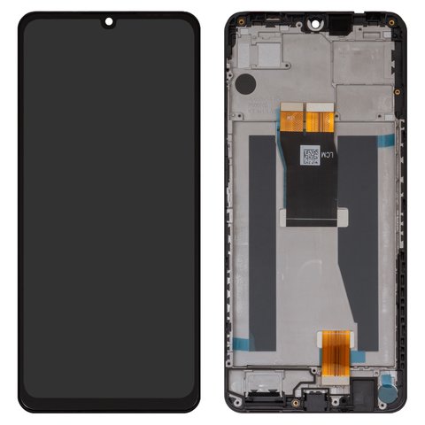 Дисплей для ZTE Blade V50 Vita, чорний, з рамкою, Original PRC