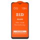 Защитное стекло для Xiaomi Redmi Note 8 Pro, совместимо с чехлом, Full Glue, (без упаковки), черный, M1906G7I, M1906G7G