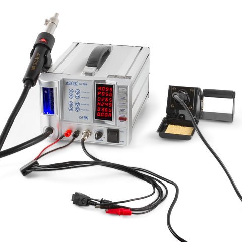 Hot Air Soldering Station AOYUE 768 + Soldering Iron + Power Supply 110V 