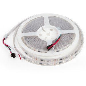 RGB LED Strip SMD5050, WS2811 (white, with controls, IP67, 12 V, 60 LEDs/m, 5 m) RGB LED Strip SMD5050, WS2811 (white, with controls, IP67, 12 V, 60 LEDs/m, 5 m)