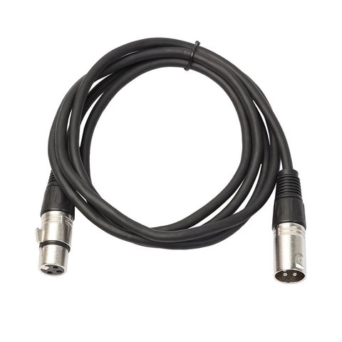 Cable de 3 pines (macho+hembra) para transmitir datos por el protocolo DMX512