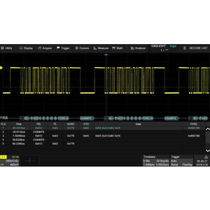 Запуск и декодирование FlexRay SIGLENT SDS-5000X-Flexray Запуск и декодирование FlexRay SIGLENT SDS-5000X-Flexray
